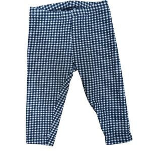 Old Navy Navy and White Checkered capris